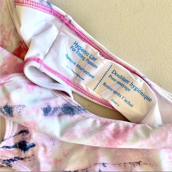 Something Navy Suspender High Cut Swimsuit bottom - Picture 8 of 9